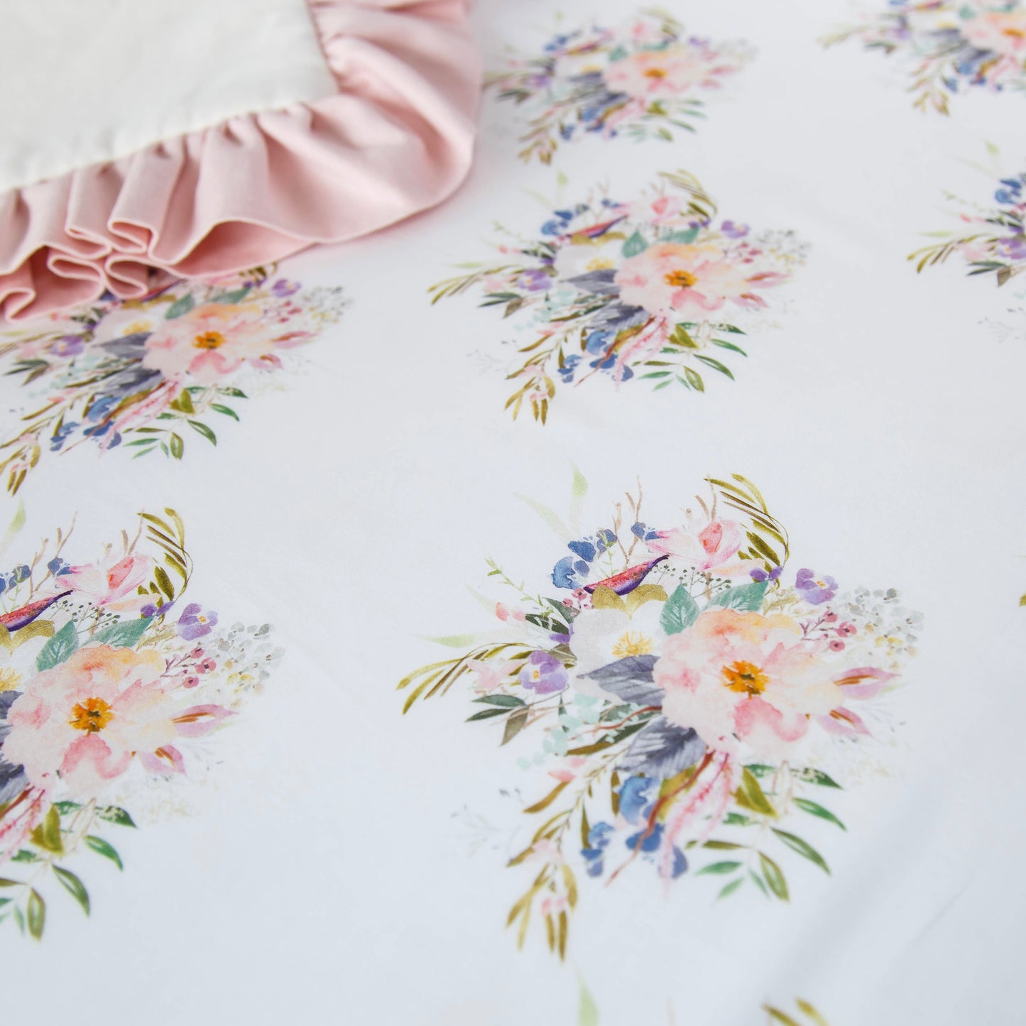 Floral Bouquet Standard Crib Sheet