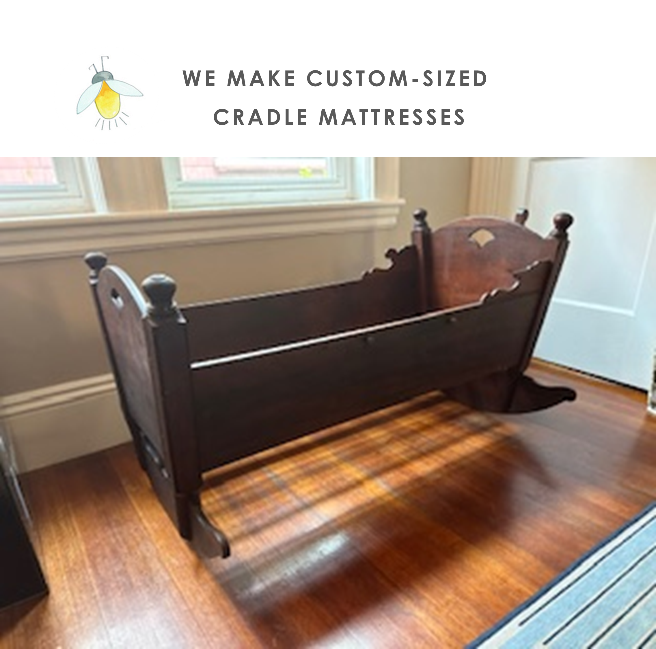Custom size top crib mattress