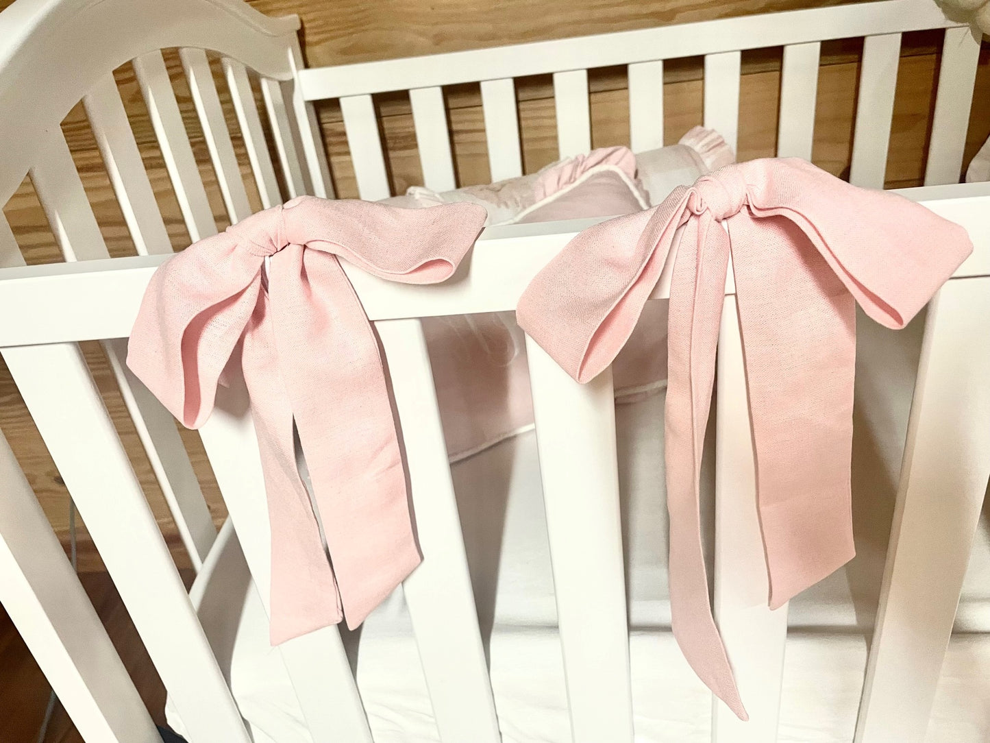 Pre-Tied Crib Rail Bows