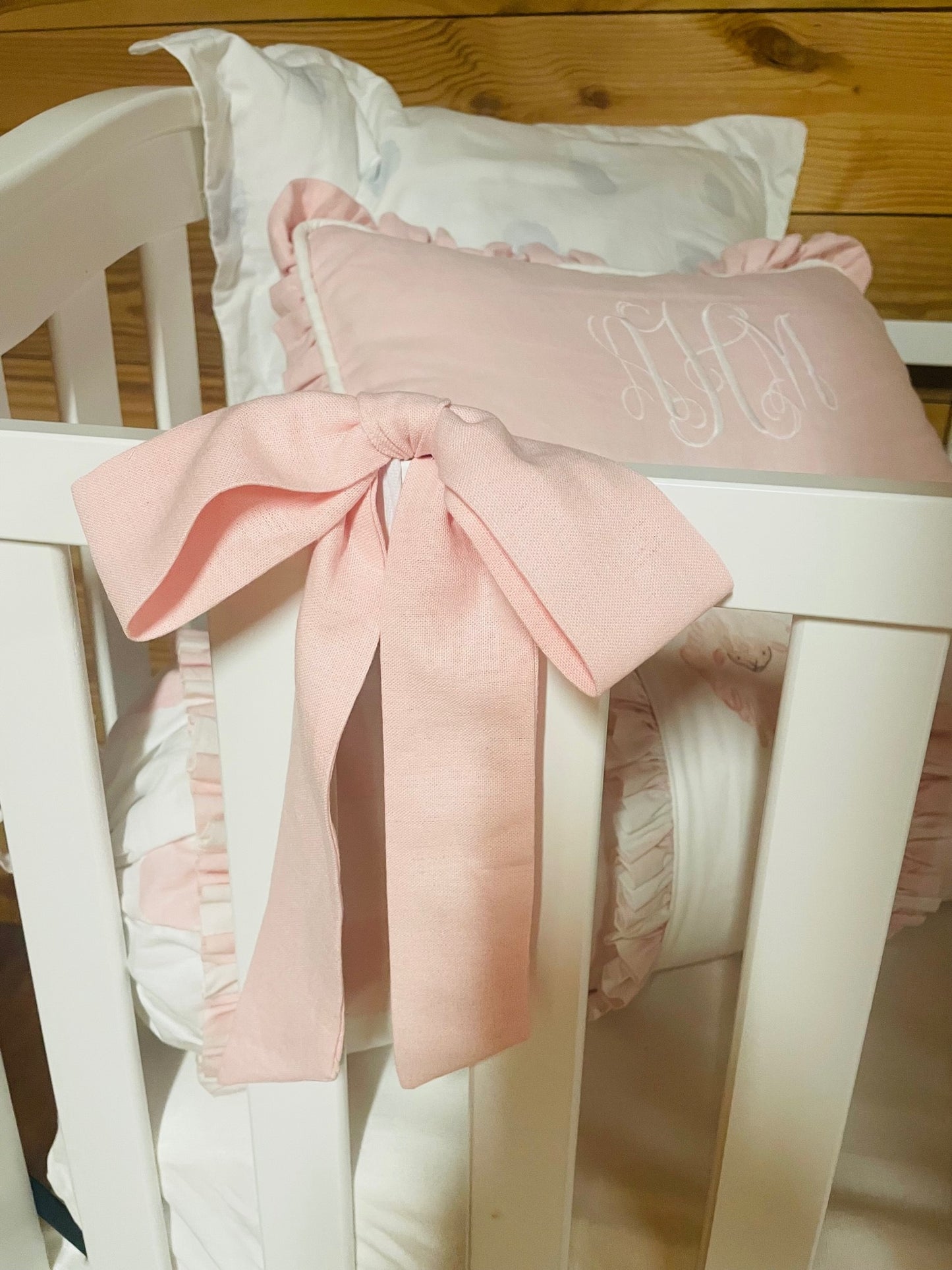 Pre-Tied Crib Rail Bows