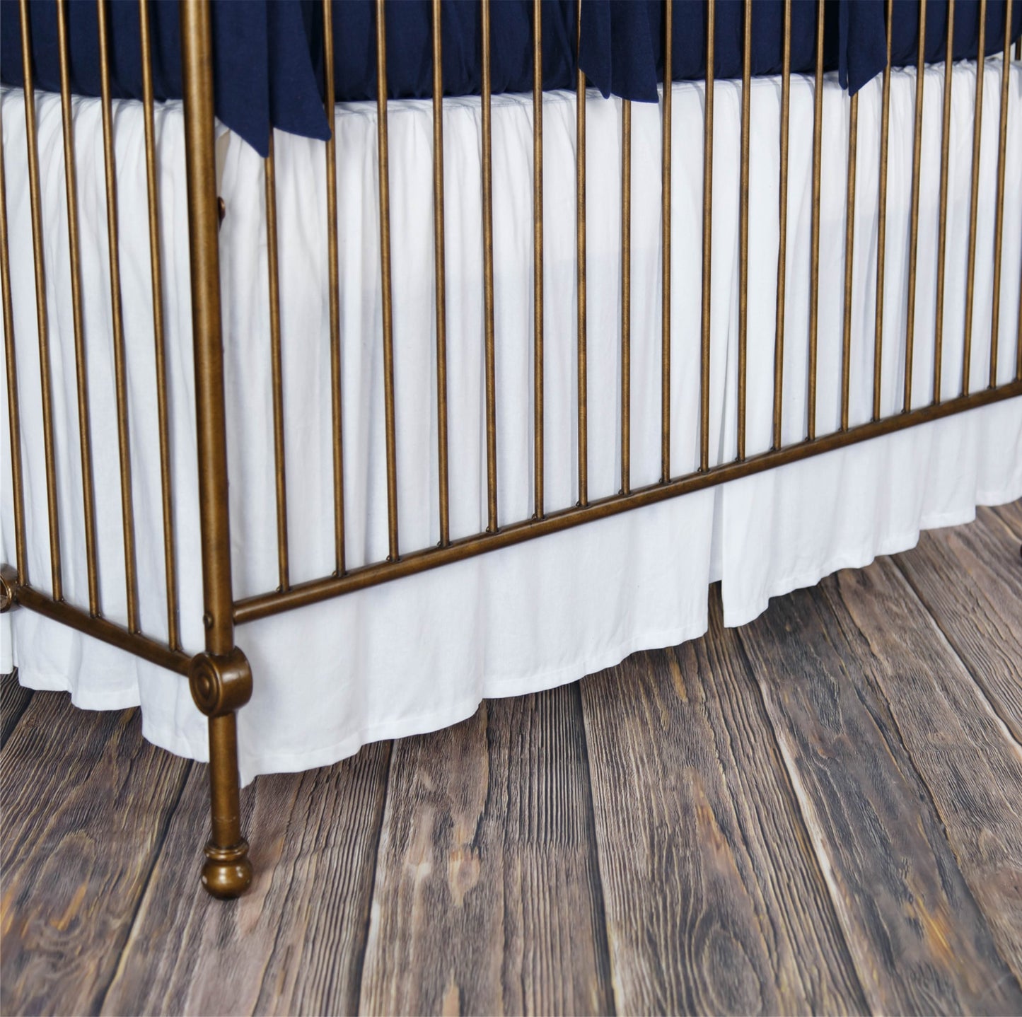 Crib Skirt | Pleated