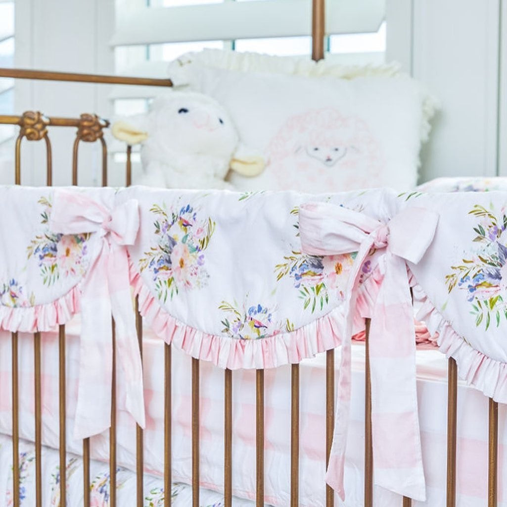 Scalloped Crib Rail Topper