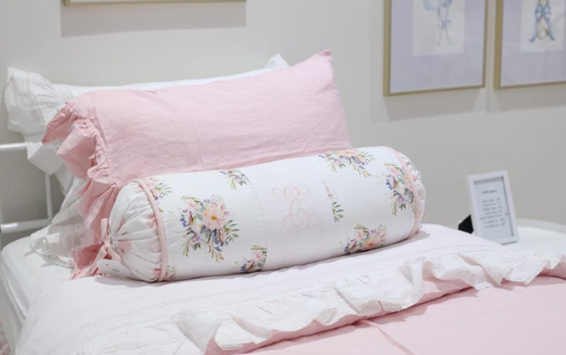 Duvet Cover | Pink Linen | Twin