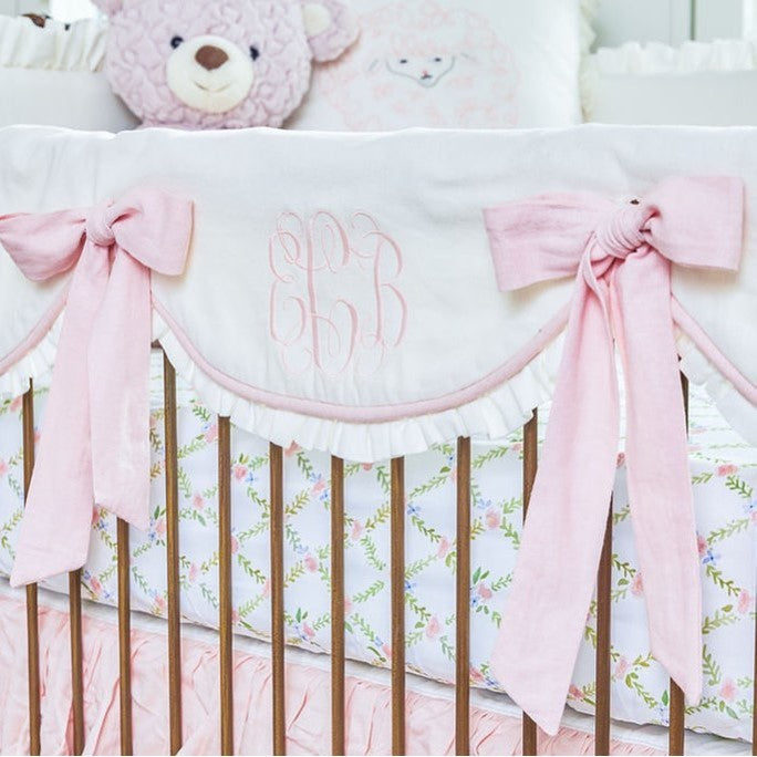 Scalloped Crib Rail Topper