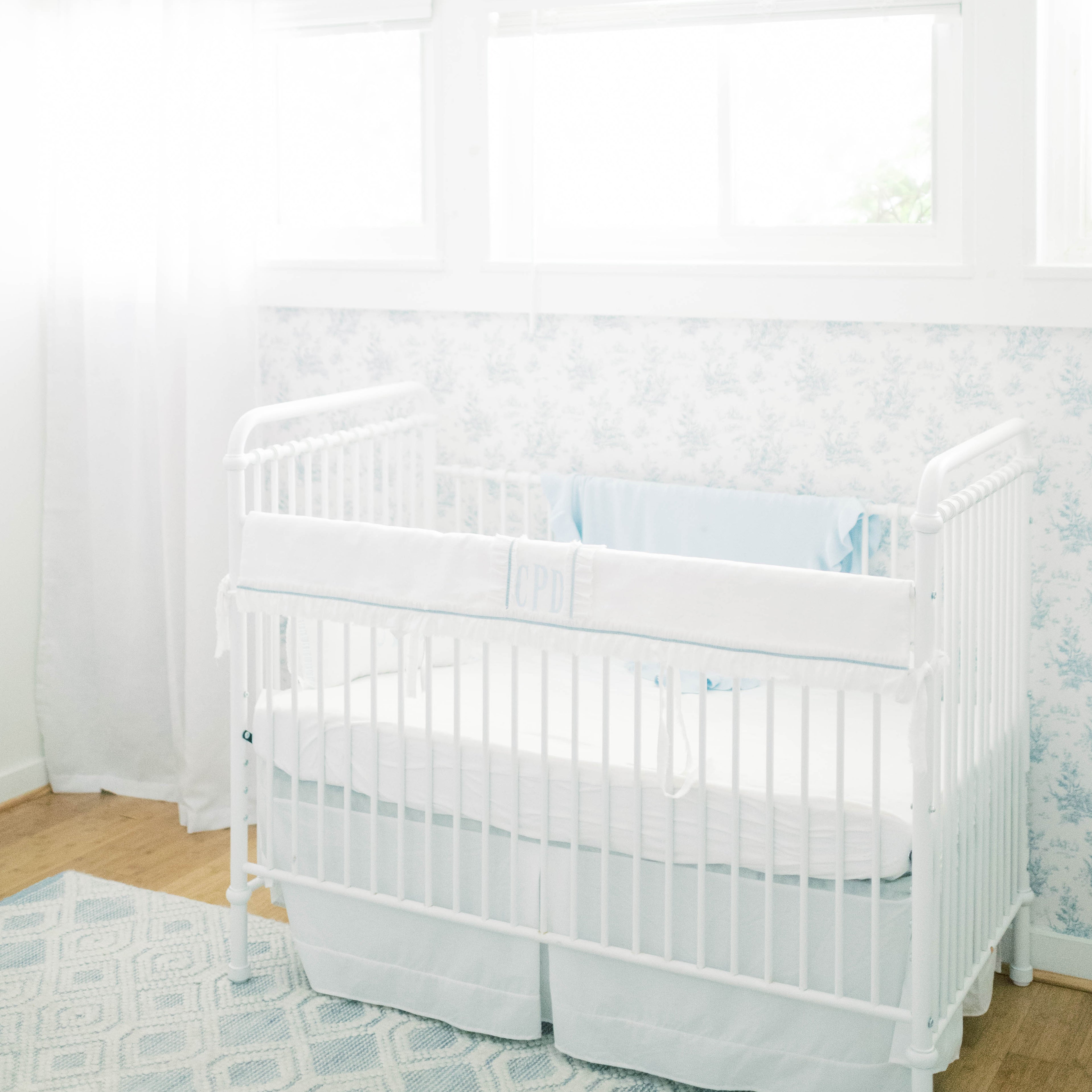 Crib Rail Toppers – Fireflies Nursery Linens