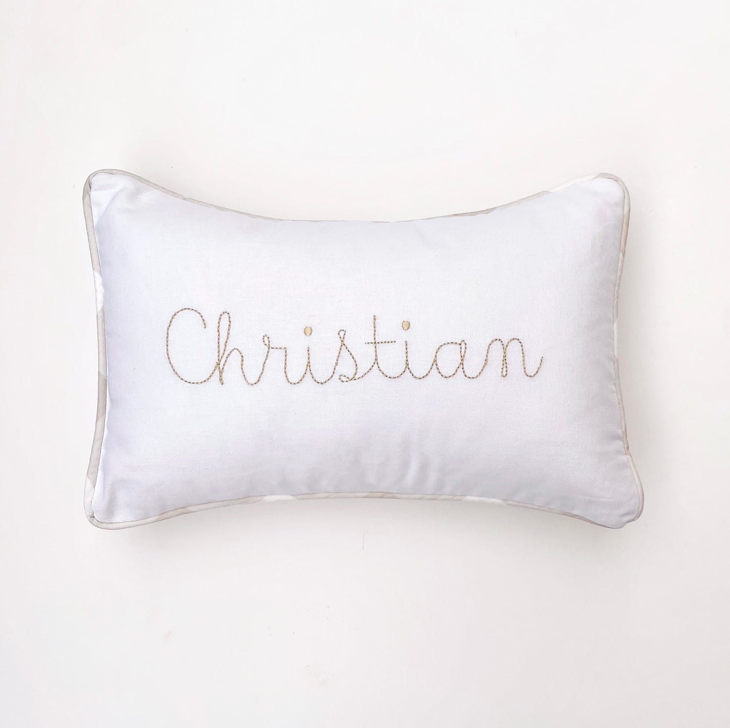 Lumbar Name Pillow