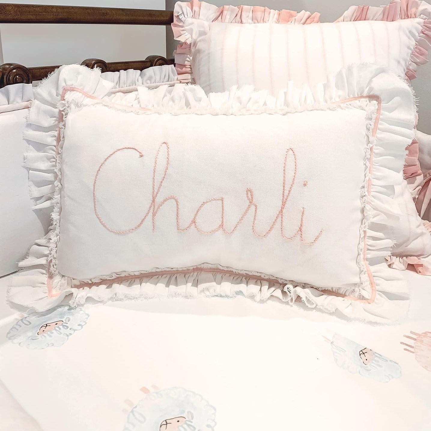 Hand-Embroidered | N-A-M-E Pillow