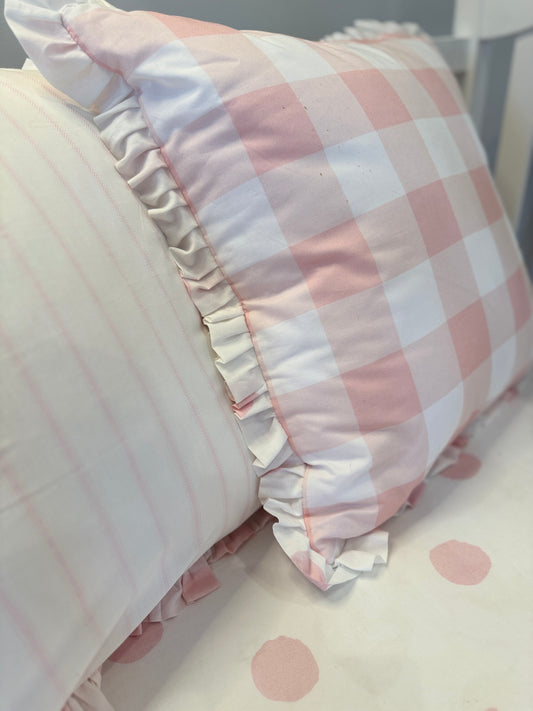 Pink Buffalo Check Accent Pillows