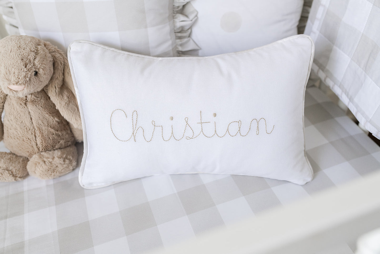 Lumbar Name Pillow