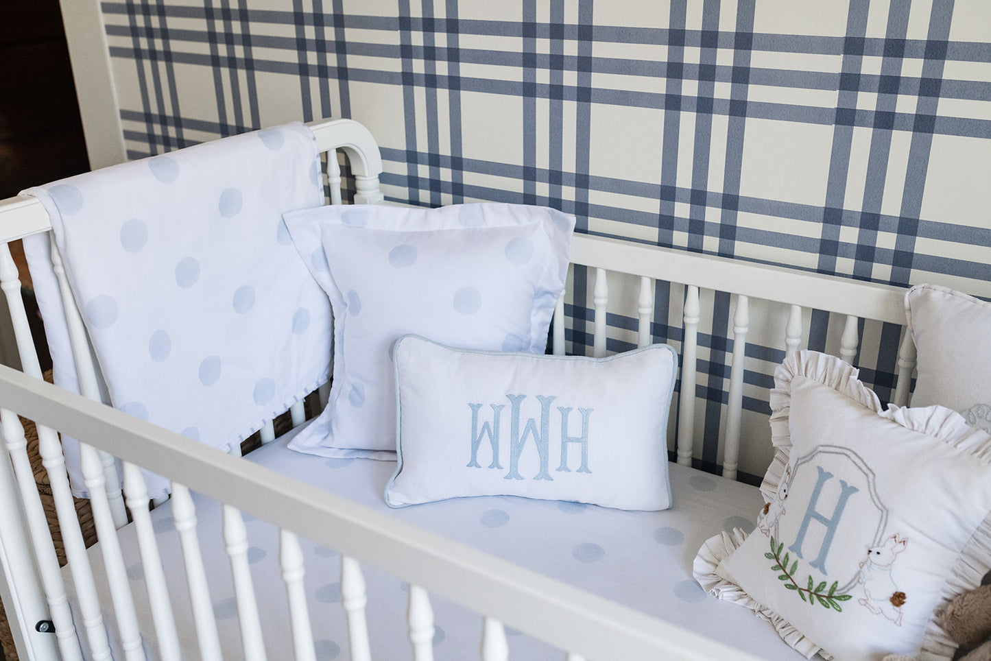 Lumbar Monogram Pillow
