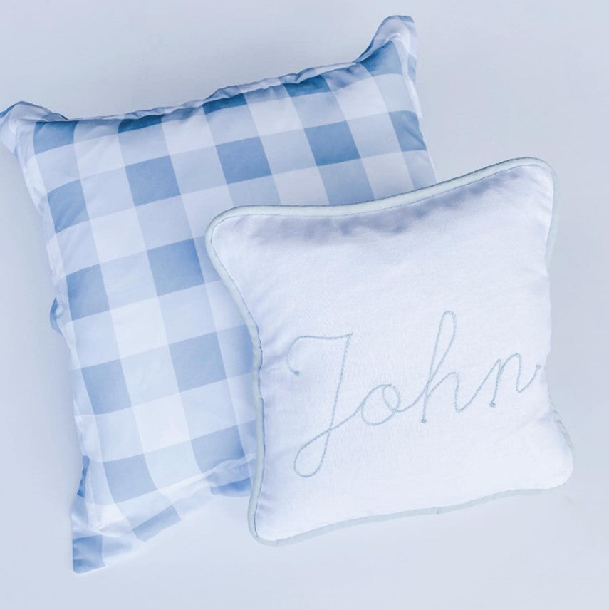 Hand-Embroidered | N-A-M-E Pillow