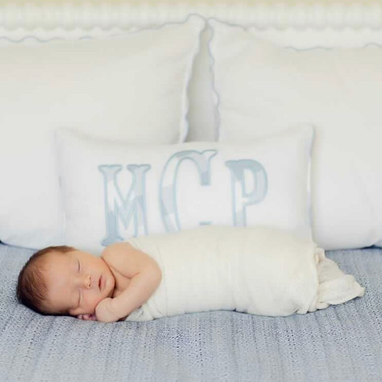 Personalized Applique Monogram Pillow